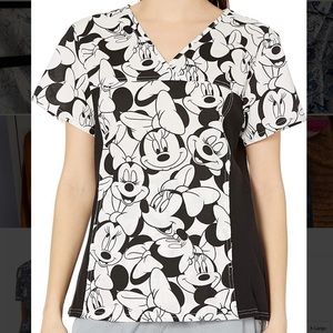Disney Minnie Mouse Scrub Top